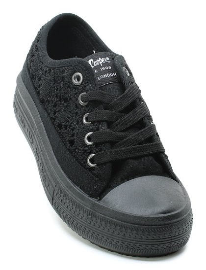 Lee Cooper 1618L black, dámské plátěnky vel.41