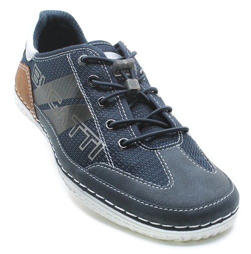 Bugatti 321-AFF02-5000 4100 dark blue, pánské polobotky