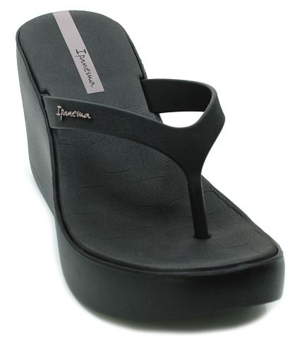 IPANEMA HIGH FASHION II FEM BD950 black/black/beige, dámské žabky vel.37