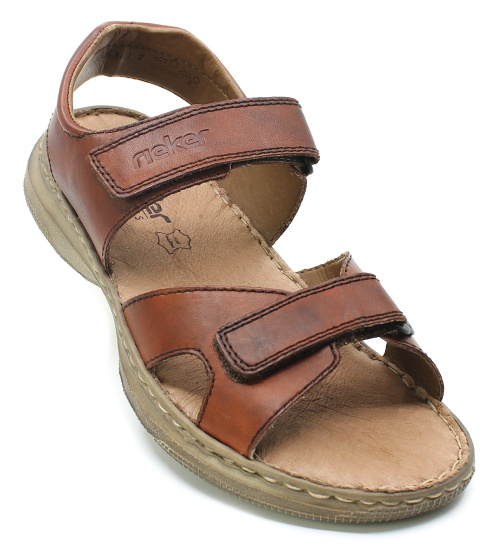 RIEKER 21461-24 brown, pánské sandály