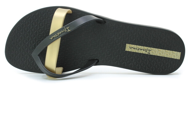 IPANEMA KIREI FEM 81805 AT156 black/gold, dámské žabky 