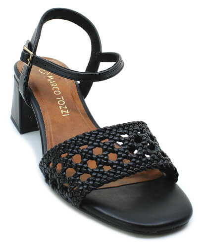 MARCO TOZZI 2-28382-44 001 black, dámské sandály 