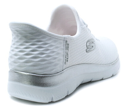 SKECHERS SUMMITS DIAMOND DREAM 150123/WSL white/silver, dámské tenisky