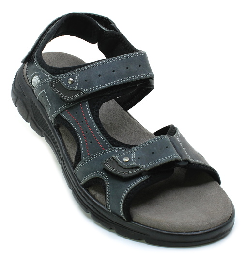 KLONDIKE 6401 navy/grey, pánské sandály 