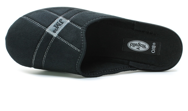 ROGALLO 4110/013 černá, pánské domácí pantofle