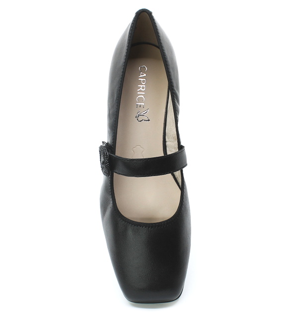 CAPRICE 9-22100-45 022 black nappa, dámské baleríny