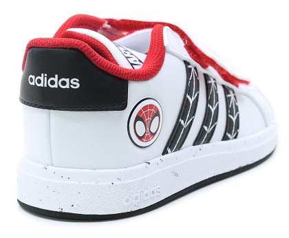 adidas Grand Court Spider-man CF IF9893 bílé, dětská obuv vel.25