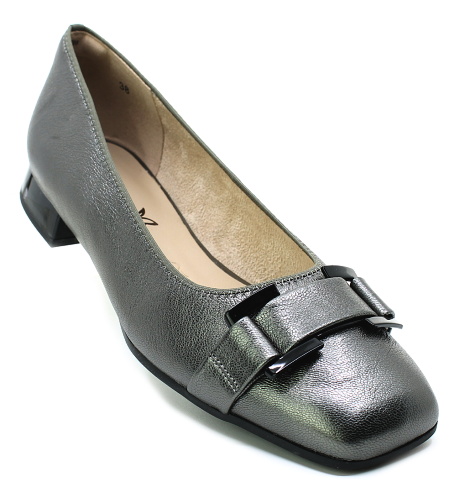 CAPRICE 9-22101-45 289 dk.grey metal, dámské baleríny vel.39