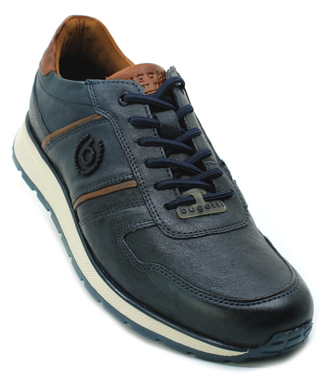 Bugatti 331-APA03-4100 dark blue, pánské polobotky