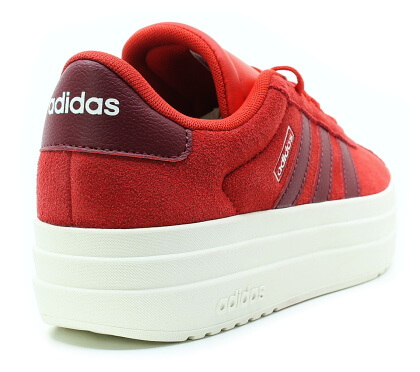 adidas VL COURT BOLD J JS3480 červené, dámské tenisky vel.3,5