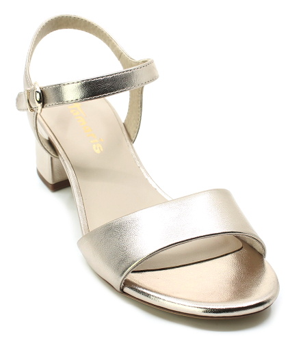 TAMARIS 1-28249-42 933 light gold, dámské sandály