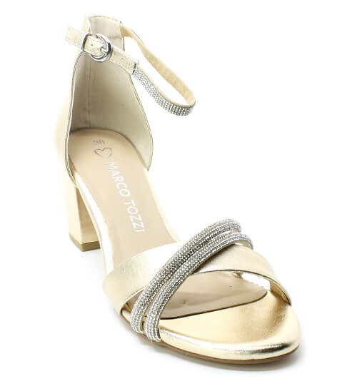 MARCO TOZZI 2-28300-45 940 gold, dámské společenské sandály 