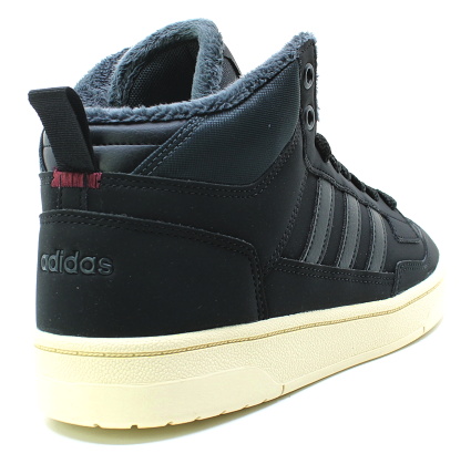 adidas RAPID COURT MID WINTERIZED JR1027 černá, zimní tenisky vel.4