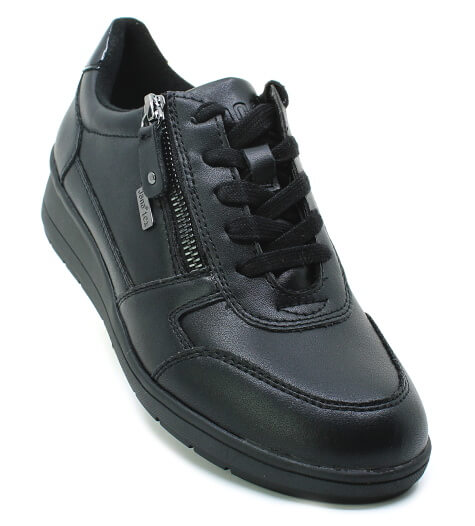 JANA 8-23700-45 001 black, dámské polobotky vel.40