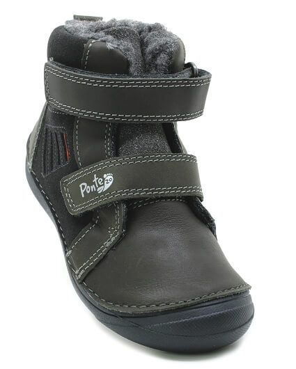 PONTE DA07-5-2466 dark grey, dětská zimní obuv