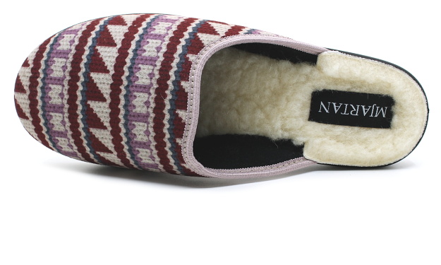 MJARTAN 707 LA129 vínové, dámská domácí obuv vel.39