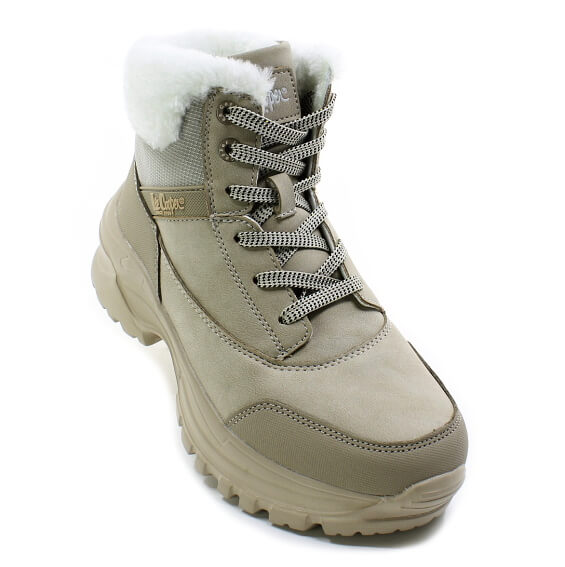 LEE COOPER LCJ-25-01-3744L beige, dámská zimní obuv vel.40