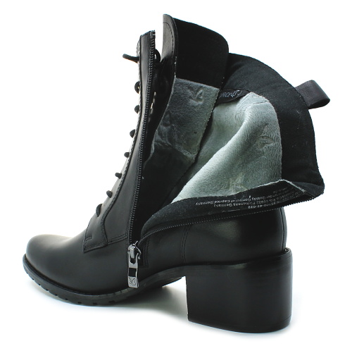 CAPRICE 9-25100-45 black nappa, dámské polokozačky vel.40