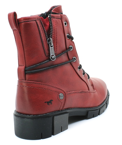  MUSTANG 15M0322001 red, dámská kotníková obuv 