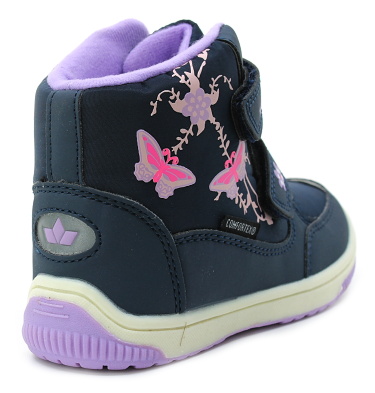 LICO Forli V 600126 marine/lila, dětská zimní obuv vel.28