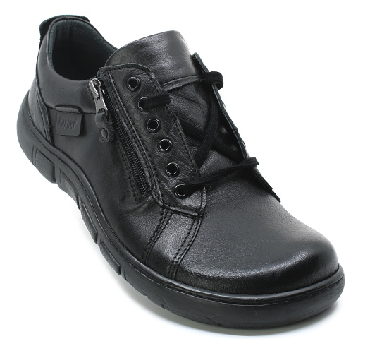 KACPER 1-1287 163+163 czarny, pánské polobotky 