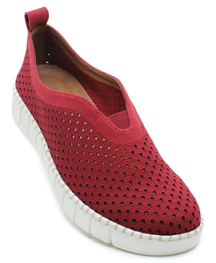 JANA 8-24560-46 500 red, dámské mokasíny vel.36