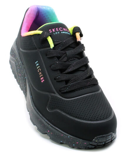 SKECHERS Uno Lite 310456L BKMT černé, dívčí tenisky