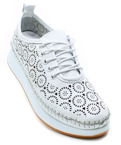 KLOP 014 52L-17 white, dámské polobotky