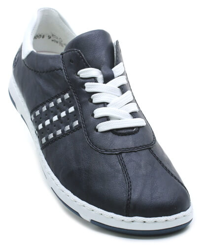 RIEKER 42408-14 blue, dámské polobotky vel.40