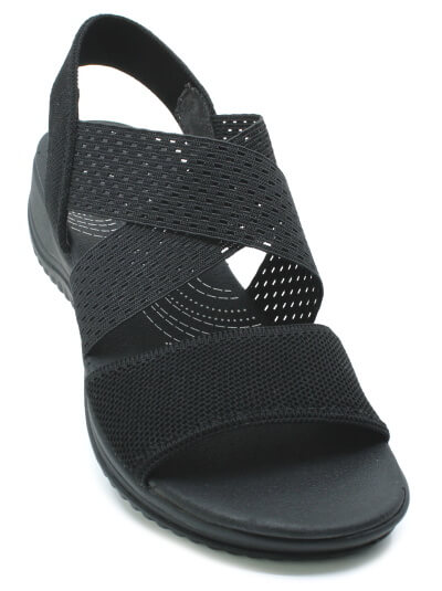 JANA 8-28768-42 001 black, dámské sandály