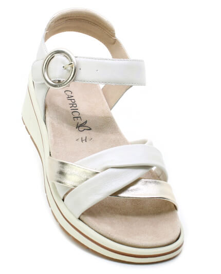 CAPRICE 9-28304-46 156 offw perl com, dámské sandály