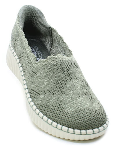SKECHERS Wilshire 100904/OLV olive, dámské baleriny vel.38