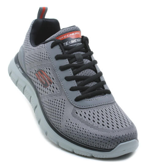 SKECHERS Track - Leshur 232758 CCOR šedá, pánská sportovní obuv vel.44
