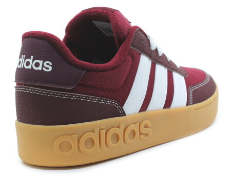 adidas BREAKBASE J JR9784 burgundy, dámské tenisky vel.37 ⅓
