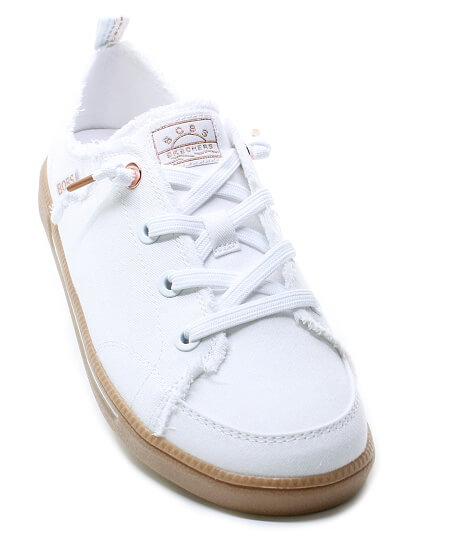 SKECHERS BOBS B CUTE 2.0 114150/WHT white, dámské plátěnky vel.38