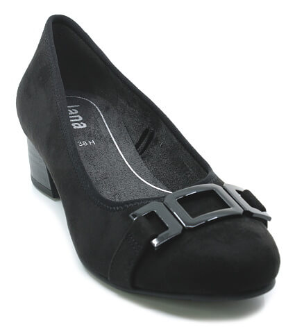 JANA 8-22369-45 001 black, dámské lodičky 