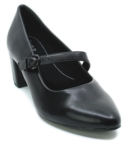 JANA 8-24460-47 022 black nappa, dámské lodičky vel.40