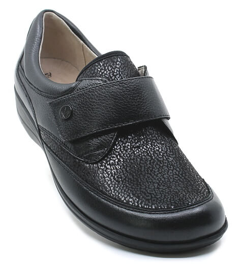 CAPRICE 9-24655-43 019 black comb, dámské polobotky vel.38