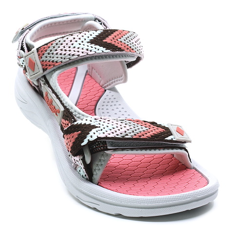 LEE COOPER LCW-26-34-4428L grey/coral, dámské sandály vel.38