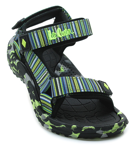 LEE COOPER LCW-26-34-4439K green/black, dětské sandály vel.30