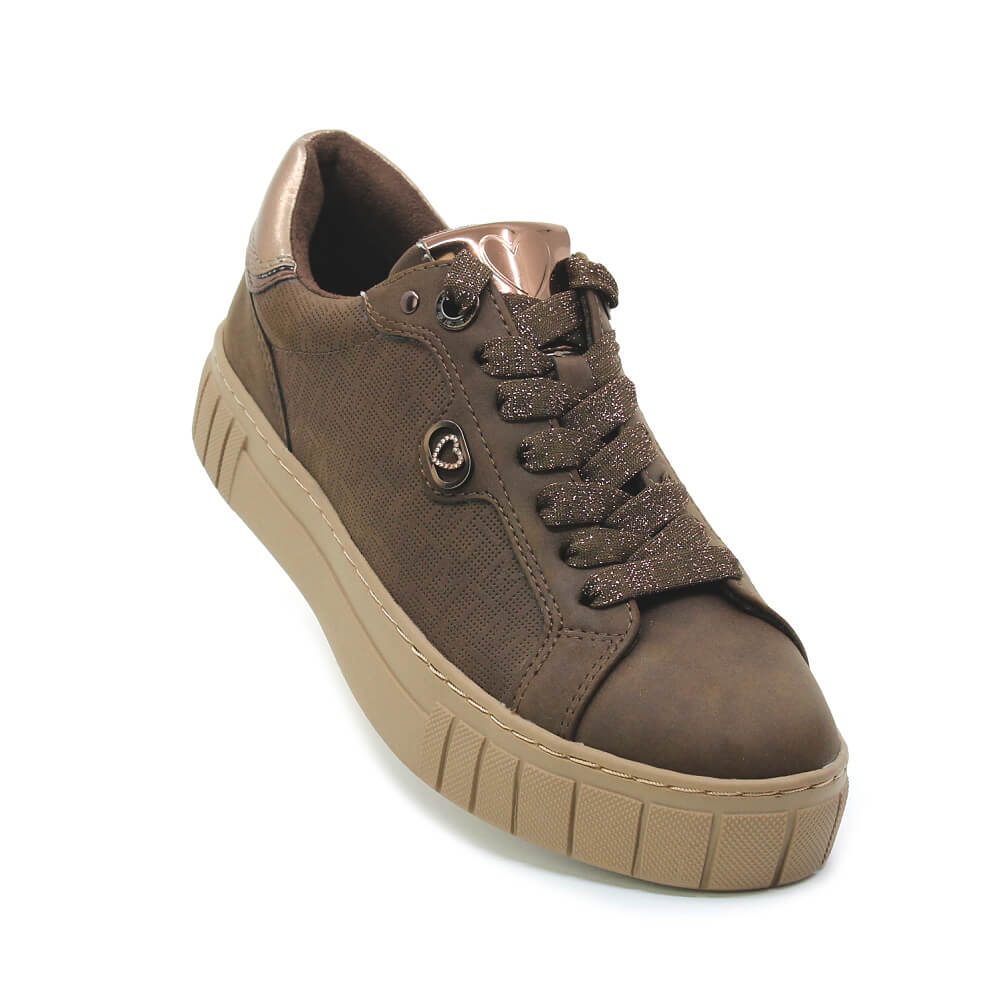 MARCO TOZZI 2-23727-45 353 choco comb, dámské tenisky