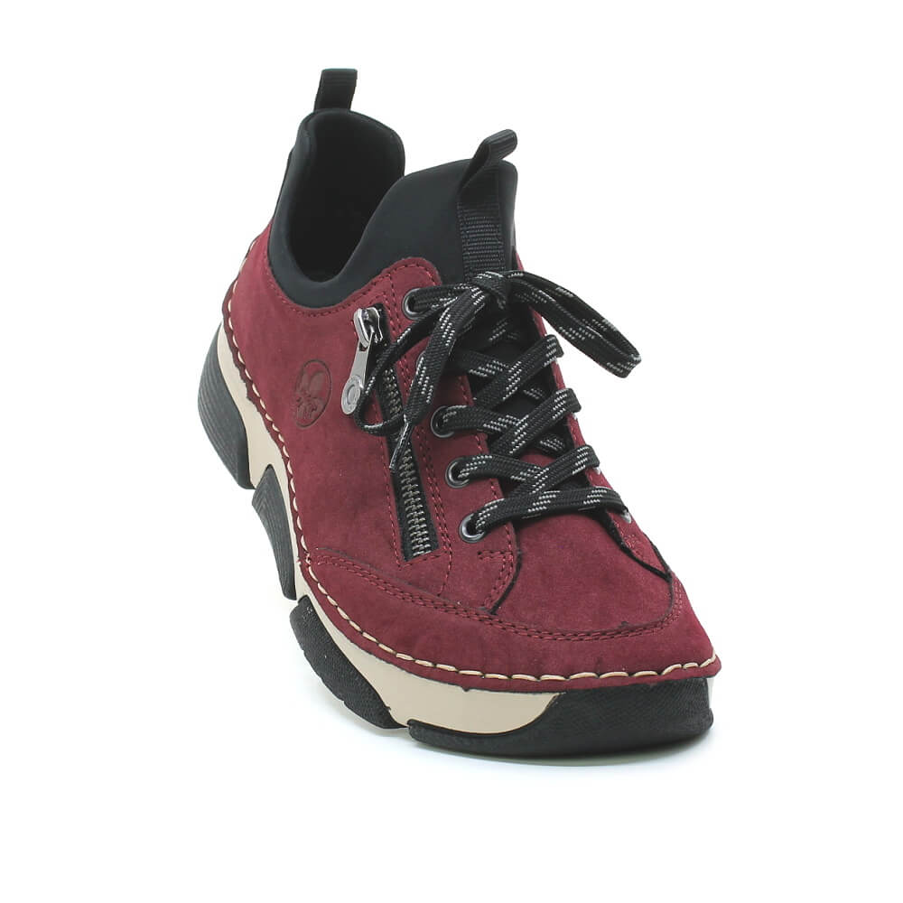 RIEKER 45973-36 red, dámské polobotky vel.41