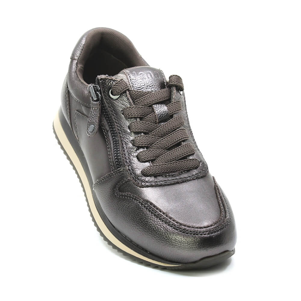 JANA 8-23700-47 915 pewter, dámské polobotky vel.38