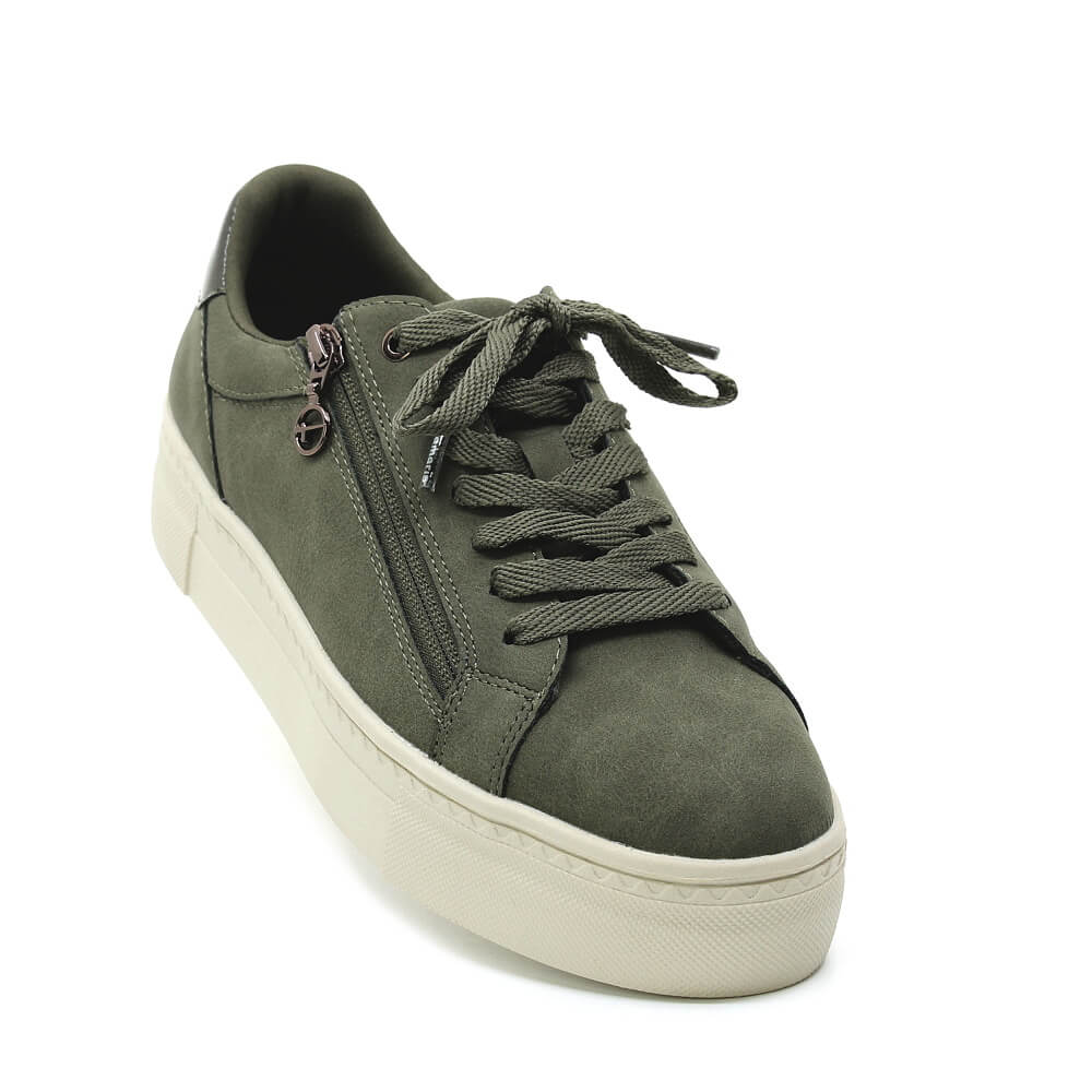 TAMARIS 1-23313-41 722 olive, dámské tenisky vel.37