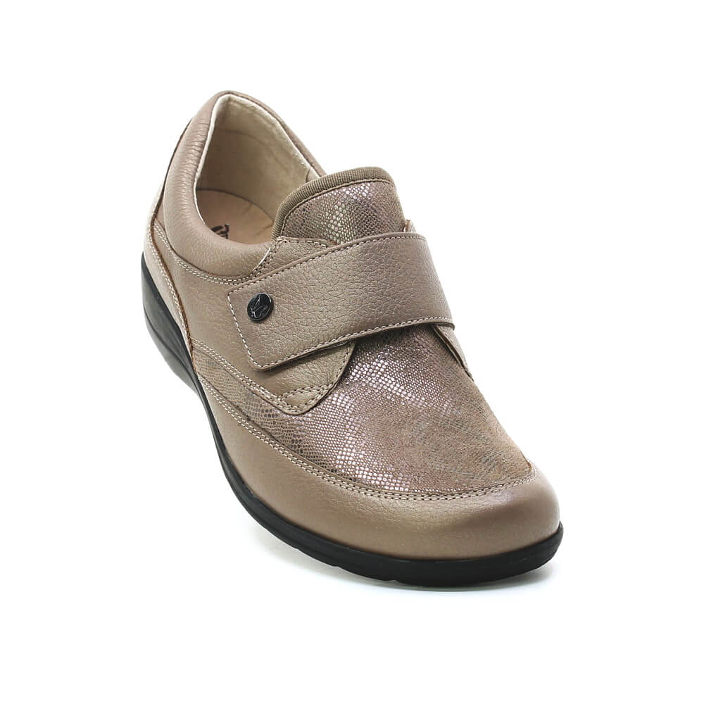 CAPRICE 9-24655-43 310 taupe perlato, dámské polobotky vel.37