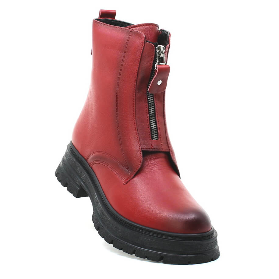 KLOP 248 0899 red, dámská kotníková obuv