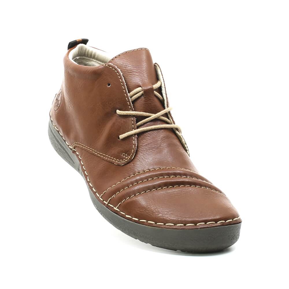 RIEKER 52532-24 brown, dámská kotníková obuv vel.39