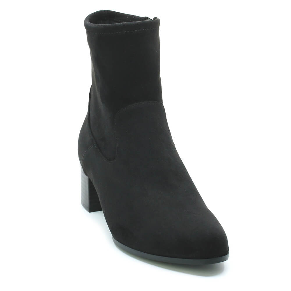 CAPRICE 9-25316-41 044 black stretch, dámské polokozačky vel.39