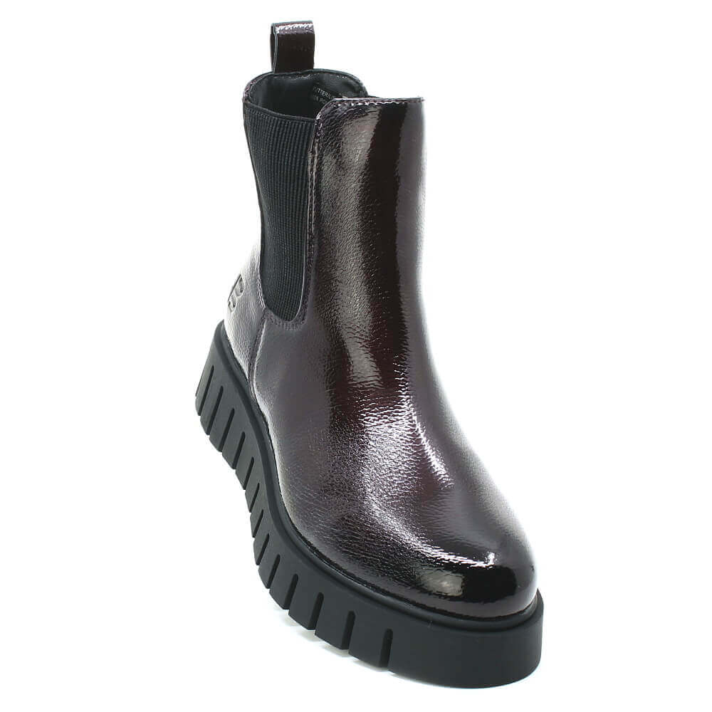 BAGATT D31-AO132-5700 3510 bordo/black, dámská kotníková obuv