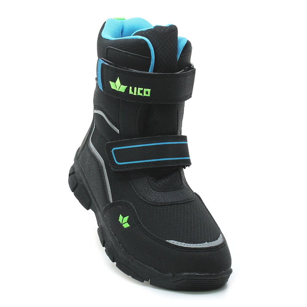 LICO Pintamo V 720683 schwarz/blau/lemon, juniorská zimní obuv